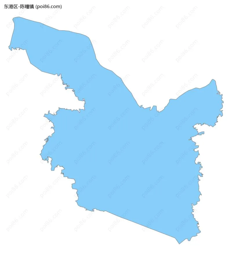 陈疃镇边界地图