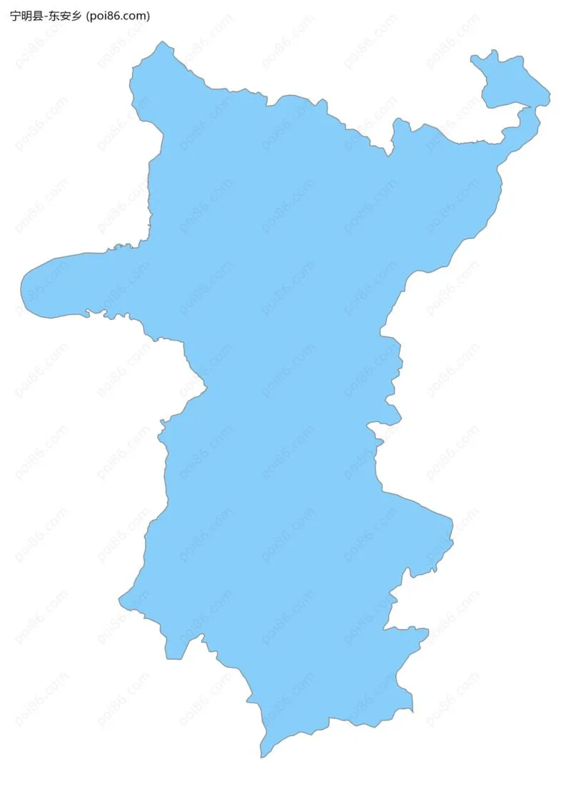 东安乡边界地图