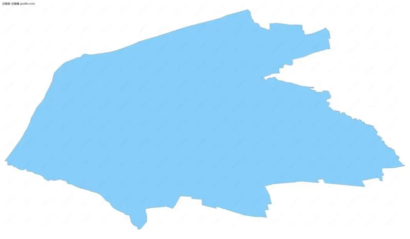 甘南镇边界地图