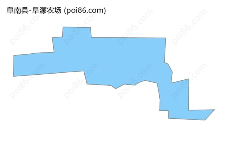阜濛农场边界地图