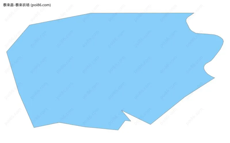 泰来农场边界地图