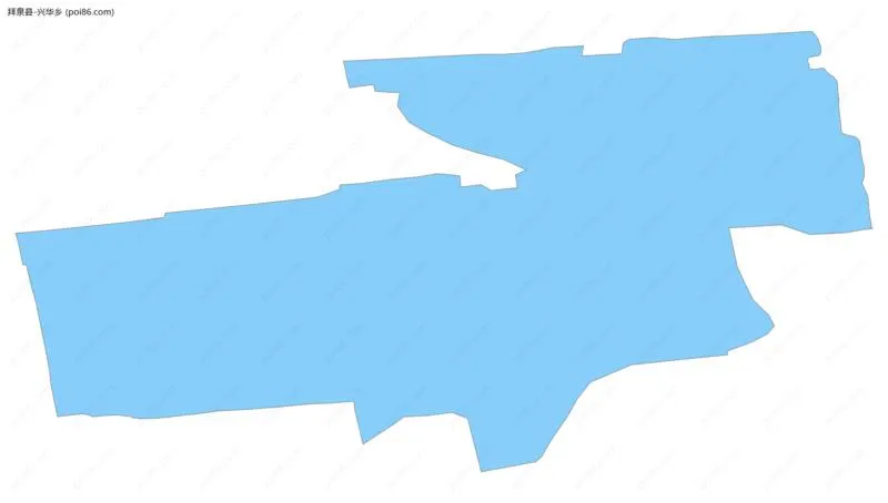 兴华乡边界地图