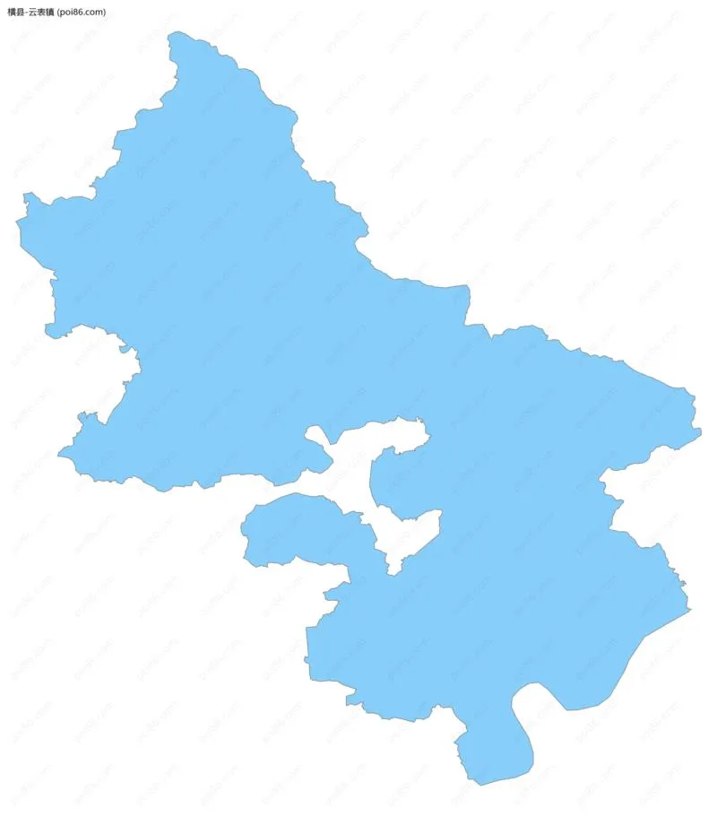 云表镇边界地图