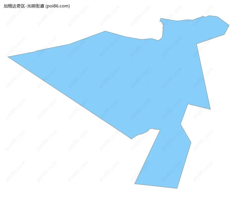 光明街道边界地图