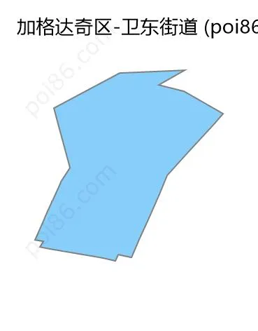 卫东街道边界地图