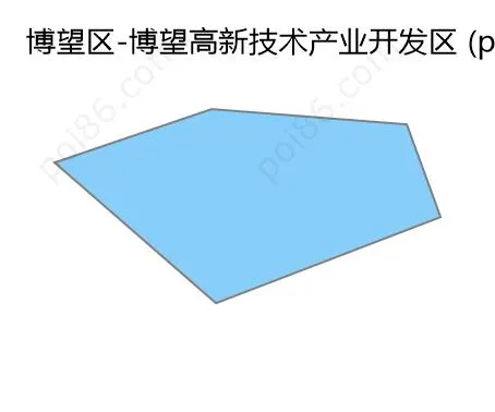 博望高新技术产业开发区边界地图