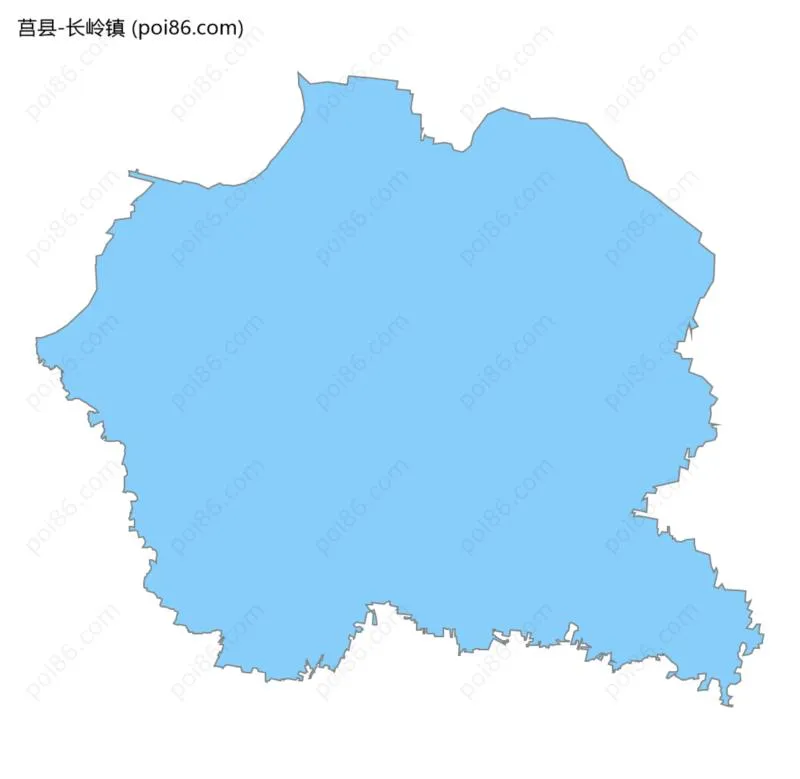 长岭镇边界地图