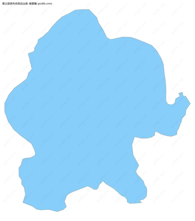 猫营镇边界地图