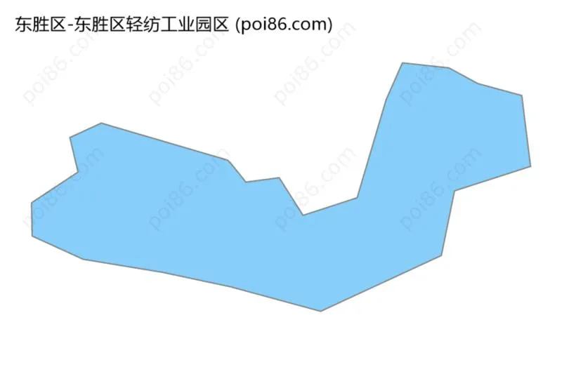 东胜区轻纺工业园区边界地图