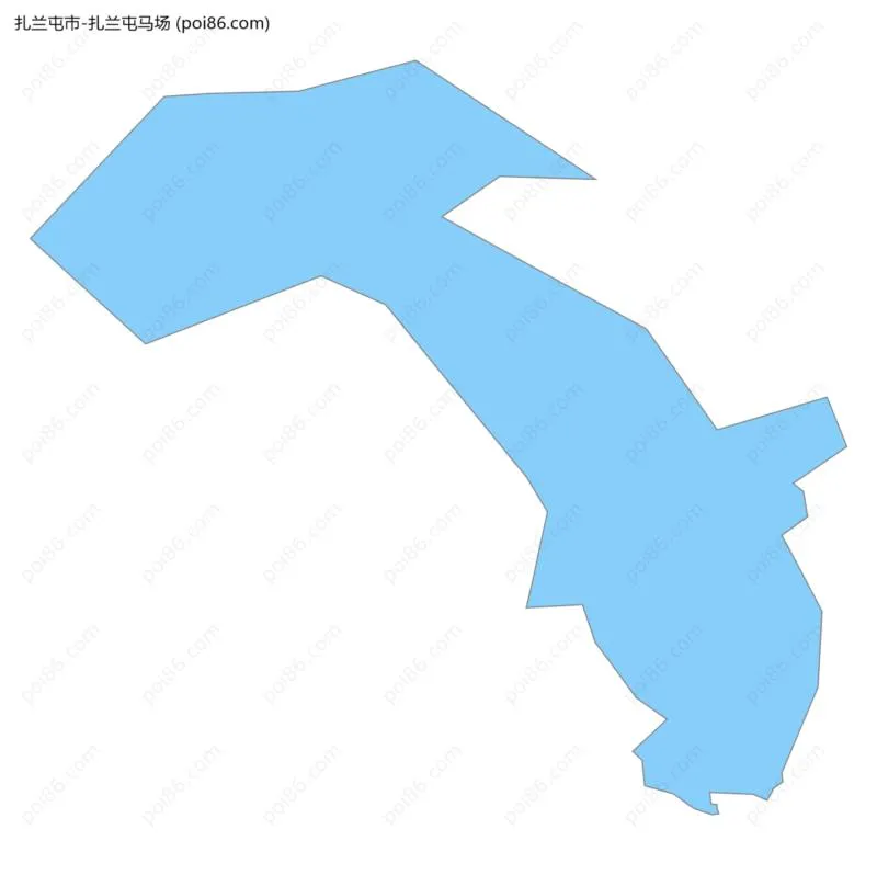 扎兰屯马场边界地图