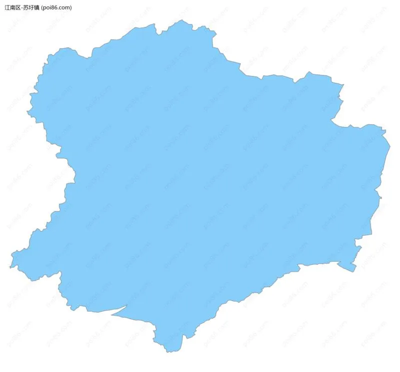 苏圩镇边界地图