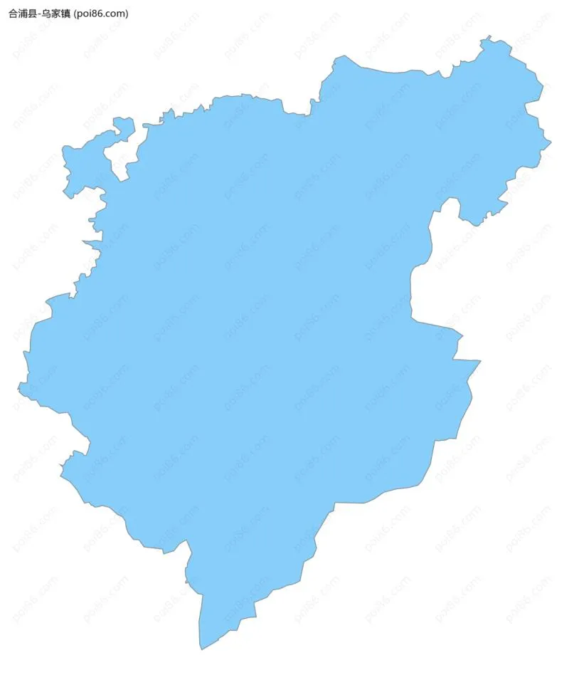 乌家镇边界地图