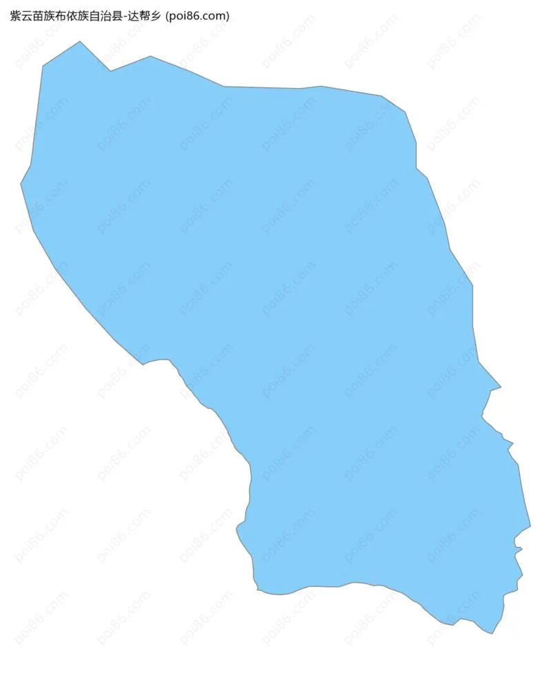 达帮乡边界地图