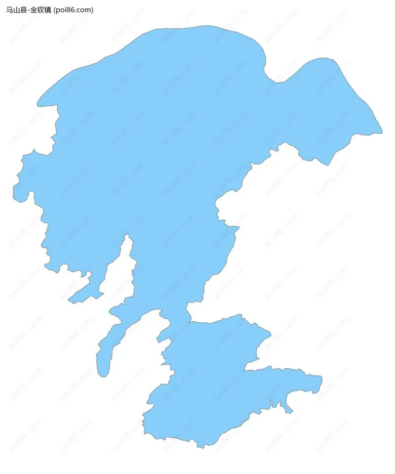 金钗镇边界地图