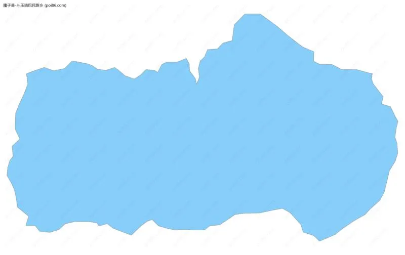 斗玉珞巴民族乡边界地图