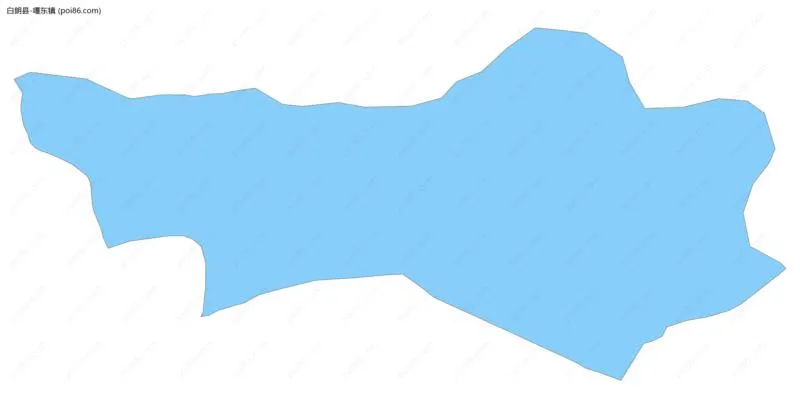 嘎东镇边界地图