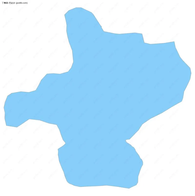 巴达乡边界地图