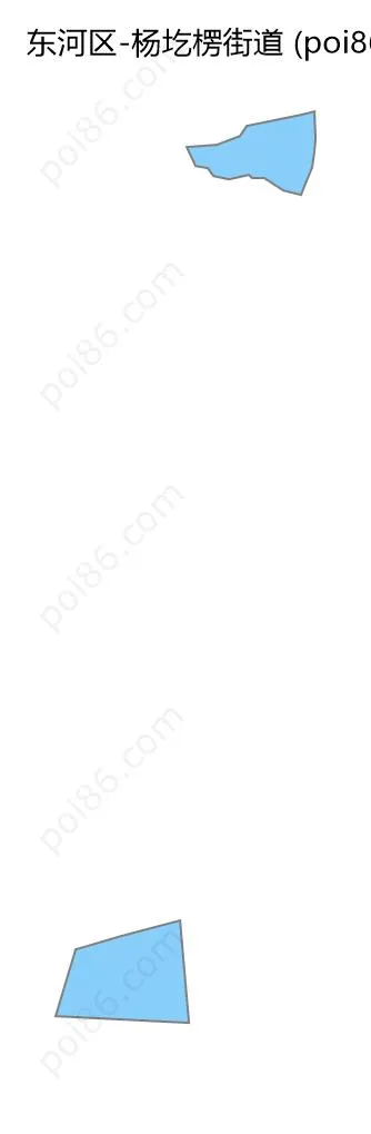 杨圪楞街道边界地图