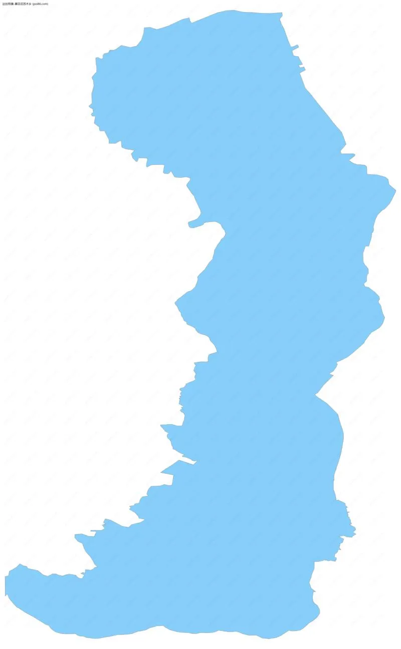 展旦召苏木乡边界地图