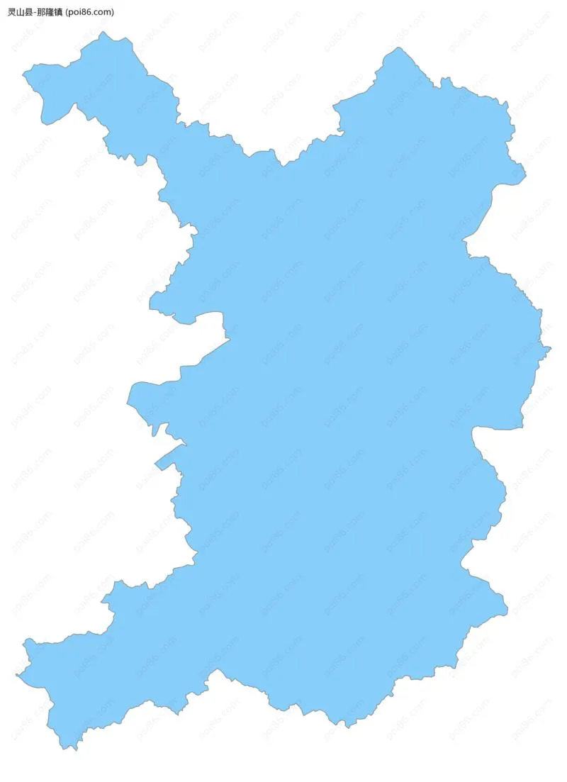 那隆镇边界地图