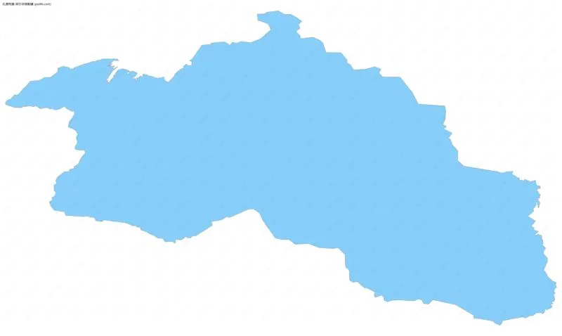 阿尔本格勒镇边界地图