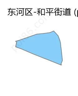 和平街道边界地图
