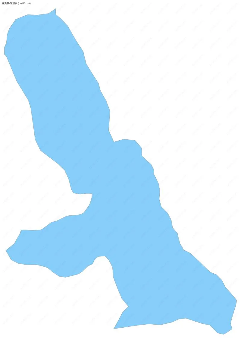 东坝乡边界地图