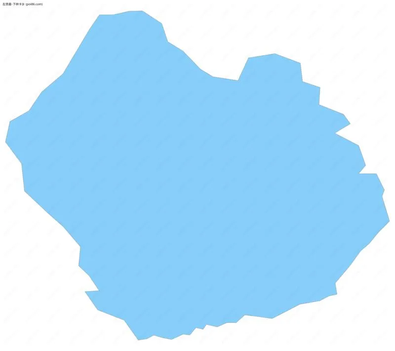 下林卡乡边界地图