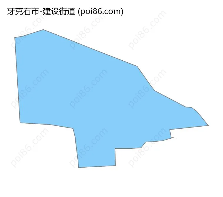 建设街道边界地图