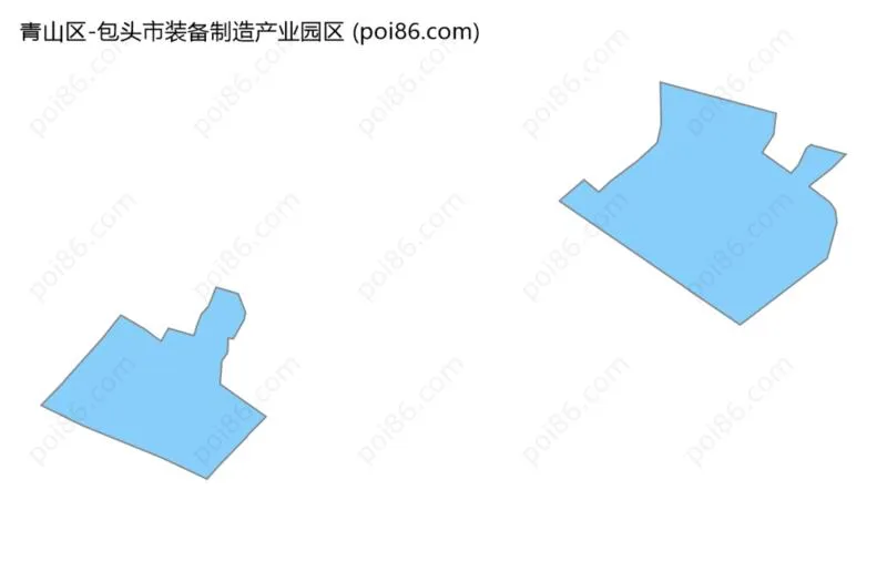 包头市装备制造产业园区边界地图