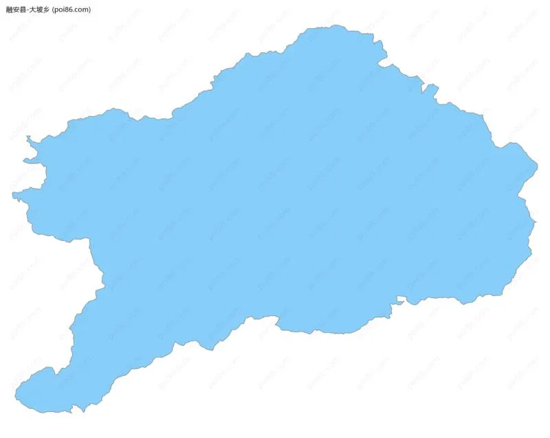 大坡乡边界地图