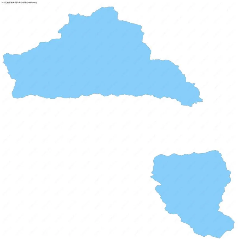 阿力得尔牧场边界地图