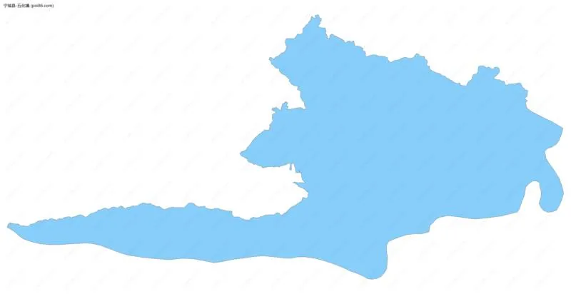 五化镇边界地图