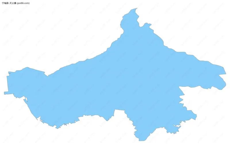 天义镇边界地图