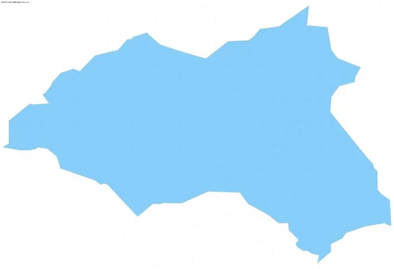 扎嘎斯台镇边界地图