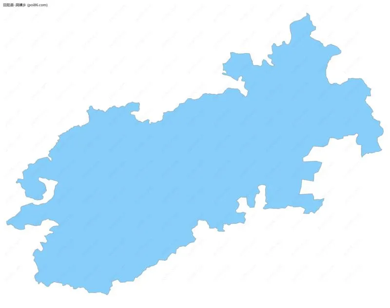 洞靖乡边界地图