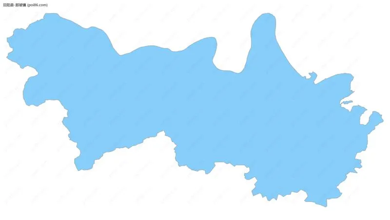 那坡镇边界地图