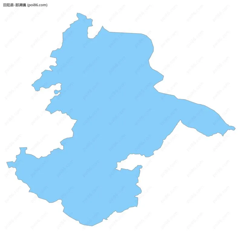 那满镇边界地图