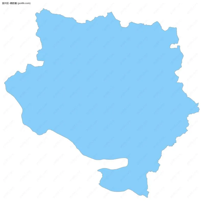 德胜镇边界地图