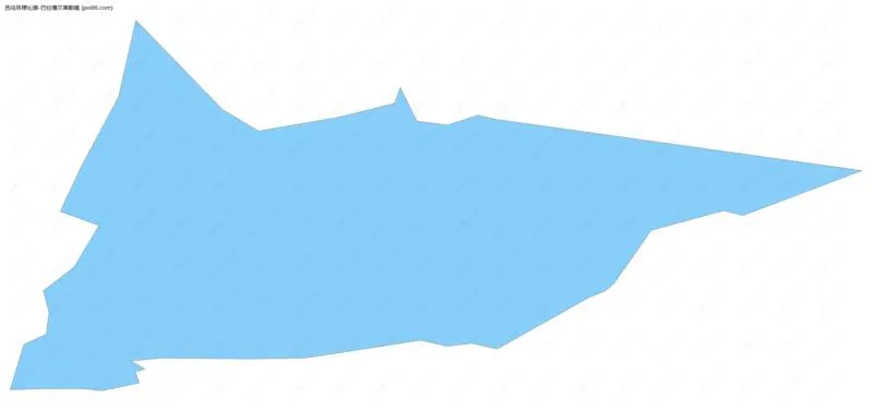 巴拉嘎尔高勒镇边界地图