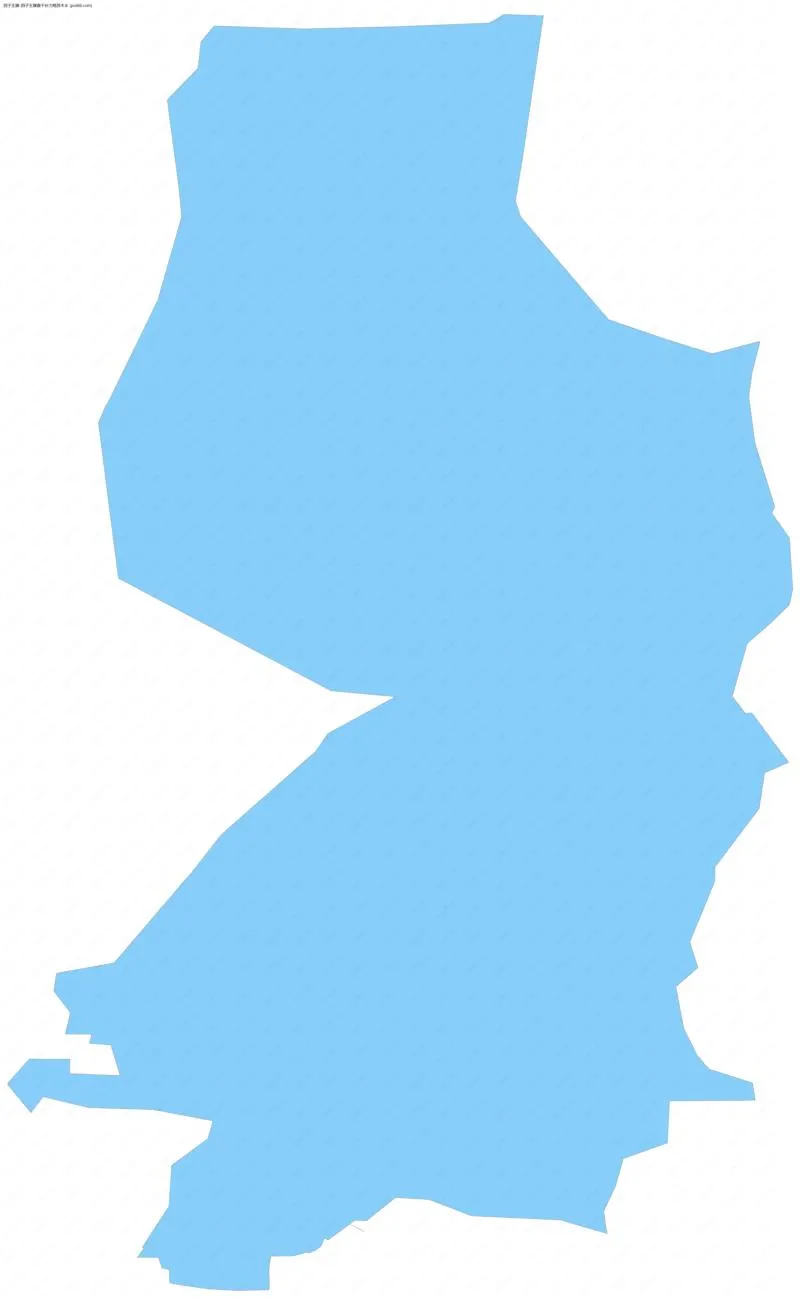 四子王旗查干补力格苏木乡边界地图