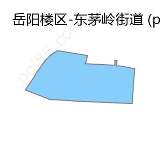 东茅岭街道边界地图