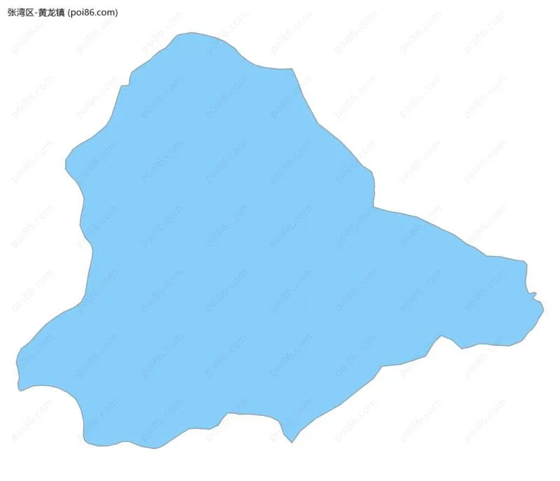 黄龙镇边界地图