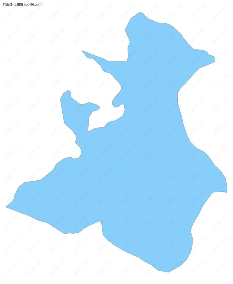上庸镇边界地图