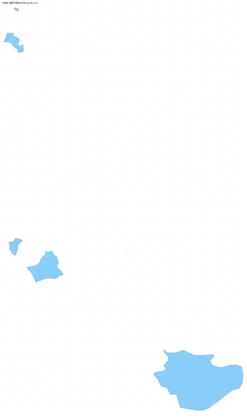 国营竹溪综合农场边界地图