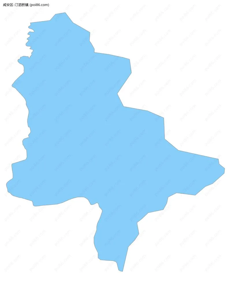 汀泗桥镇边界地图