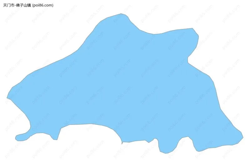 佛子山镇边界地图
