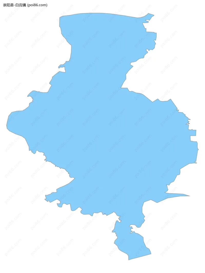 白霓镇边界地图