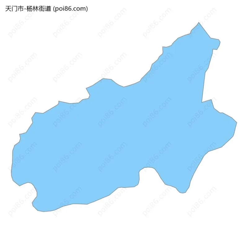 杨林街道边界地图