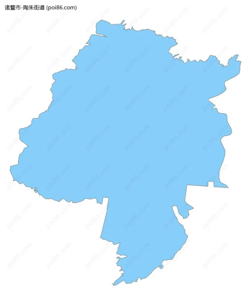 陶朱街道边界地图